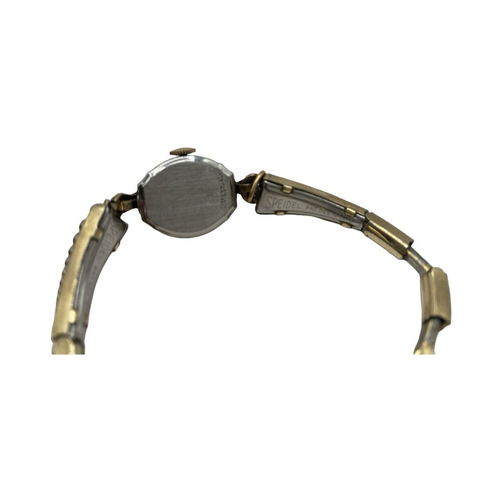 Womens Fairfax Watch Co 17 jewel Mechanical 10K RGP Speidel Parts or Repair - Picture 6 of 8